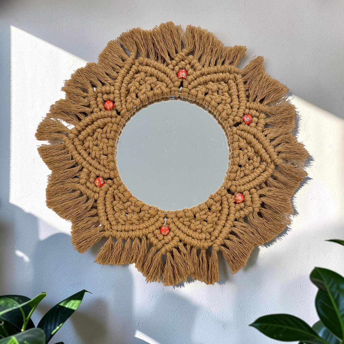 Pond & Petal - Macrame Mirror